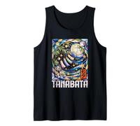 Souvenir de Kanji japonés del Tanabata Japan Star Festival Camiseta sin Mangas