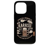 Souvenir de Karasu Kanji de cerveza japonesa para turistas y fanáticos de la cerveza Carcasa para iPhone 13 Pro