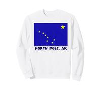 Souvenir de la Bandera de Estados Unidos del Polo Norte de A Sudadera