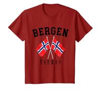 Souvenir de Noruega Bergen Camiseta