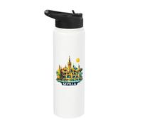 Souvenir de Sevilla Ciudad España Stainless Steel Insulated Water Bottle