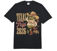 Souvenir de Vacaciones de Cowboy Frog Western a Texas Trip 2026 Comfort Colors Adult Heavyweight T-Shirt