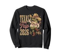 Souvenir de Vacaciones de Cowboy Frog Western a Texas Trip 2026 Sudadera