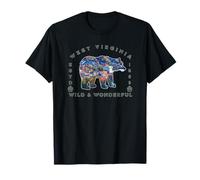 Souvenir de Wild Wonderful Wildlife Wildlife WV Mountains Camiseta