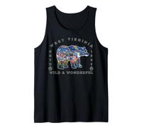 Souvenir de Wild Wonderful Wildlife Wildlife WV Mountains Camiseta sin Mangas
