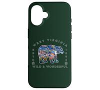 Souvenir de Wild Wonderful Wildlife Wildlife WV Mountains Carcasa para iPhone 16