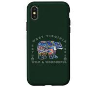 Souvenir de Wild Wonderful Wildlife Wildlife WV Mountains Carcasa para iPhone X/XS