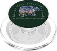 Souvenir de Wild Wonderful Wildlife Wildlife WV Mountains PopSockets PopGrip para MagSafe