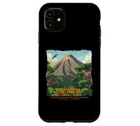 Souvenir de Yogyakarta del Parque Nacional de la Montaña Merapi Carcasa para iPhone 11