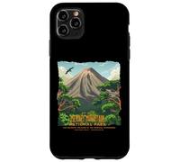 Souvenir de Yogyakarta del Parque Nacional de la Montaña Merapi Carcasa para iPhone 11 Pro MAX