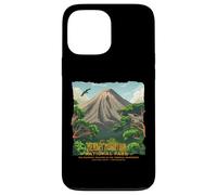 Souvenir de Yogyakarta del Parque Nacional de la Montaña Merapi Carcasa para iPhone 13 Pro MAX