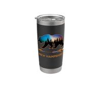 Souvenir del cielo nocturno del oso negro americano de New Hampshire, EE. UU. Vaso térmico de acero inoxidable de doble pared