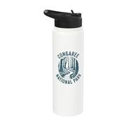 Souvenir del Parque Nacional Congaree Carolina del Sur Hombres Mujeres Stainless Steel Insulated Water Bottle