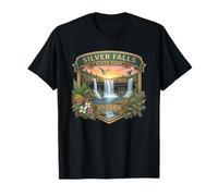 Souvenir del Sendero de Las Diez Cataratas del Parque Estatal Silver Falls de Oregón Camiseta