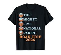 Souvenir del Viaje por Carretera a los Mighty Five Utah Parks 2026 Camiseta