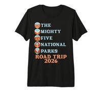 Souvenir del Viaje por Carretera a los Mighty Five Utah Parks 2026 Camiseta Premium