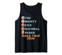 Souvenir del Viaje por Carretera a los Mighty Five Utah Parks 2026 Camiseta sin Mangas