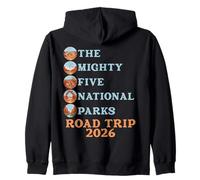 Souvenir del Viaje por Carretera a los Mighty Five Utah Parks 2026 Sudadera con Capucha