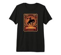 Souvenir del Viejo Oeste de Williams, Arizona, Estados Unidos, Cowboy Western Rodeo Camiseta Premium