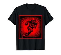 Souvenir Deportivo Touchdown de Mariscal de Campo de fútbol Americano Camiseta gráfica económica, Hombre, Negro, XL