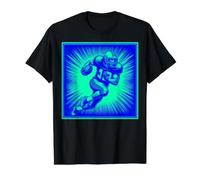 Souvenir Deportivo Touchdown de Mariscal de Campo de fútbol Americano Camiseta gráfica económica, Hombre, Negro, XL