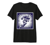 Souvenir Deportivo Touchdown de Mariscal de Campo de fútbol Americano Camiseta Premium