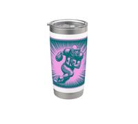 Souvenir deportivo Touchdown de mariscal de campo de fútbol americano Vaso térmico de acero inoxidable de doble pared