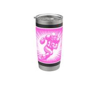 Souvenir deportivo Touchdown de mariscal de campo de fútbol americano Vaso térmico de acero inoxidable de doble pared