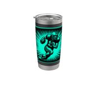 Souvenir deportivo Touchdown de mariscal de campo de fútbol americano Vaso térmico de acero inoxidable de doble pared