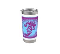 Souvenir deportivo Touchdown de mariscal de campo de fútbol americano Vaso térmico de acero inoxidable de doble pared