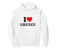Souvenir Grecia I Love Greece Sudadera con Capucha