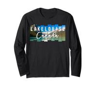 Souvenir Lake Louise Canadá Manga Larga