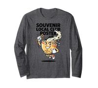 Souvenir Local Club Poster Ramen Nation Noodle Bowl Mascota Manga Larga