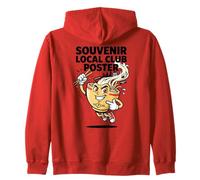 Souvenir Local Club Poster Ramen Nation Noodle Bowl Mascota Sudadera con Capucha