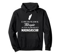 Souvenir Madagascar Cadeau Humor besoin thérapie Madagascar Sudadera con Capucha