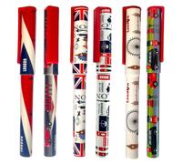 Souvenirs 6 bolígrafos de Londres con diseño de la bandera británica y regalos de Reino Unido