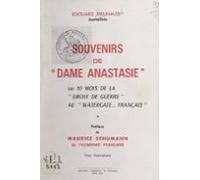 Souvenirs De Dame Anastasie (ebook)