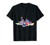 Souvenirs de viaje de Austin Texas Skyline a EE. UU. Camiseta