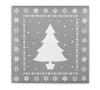Sovie Home Servilletas White Tree/saugstarke Airlaid de servilletas 40 x 40 cm/Servilletas Desechables navideño