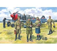 Soviet Air Force Pilots And Ground Personal (1943-1945) (7 Figures) 1:48 Kit