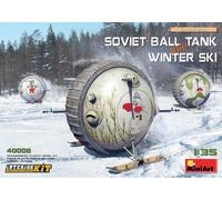 Soviet Ball Tanque Con Winter Ski Interior Kit ( What If Series) 1 :3 5 Modelo