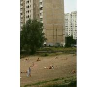 Soviet Block Aesthetic #4 - 220 Page Grid Notebook: Brutalist Apartment Edition | 5mm Grid | A5 Size | 220 Pages | Eastern Europe Inspired Architecture