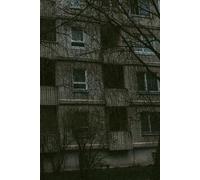 Soviet Block Aesthetic - Block #1: Balcony Shadows at Dusk: Softcover Grid Notebook