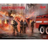 Soviet Firemen (1980s) 1 :3 5 Figura Plástico Modelo Kit Icm
