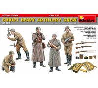 Soviet Heavy Artillery Crew Diorama Figures 1 :3 5 Modelo Miniart
