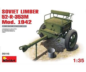 Soviet Limber 52-R-353M Mod.1942 1:35 Figura Kit De Modelo De Plástico MINIART