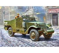 Soviet M-3 Scout Coche Con Machine Gun 1:100 Plástico Modelo Kit Zvezda