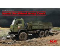 Soviet Six-Wheel Army Camión (100% New Moldes) 1 :3 5 Plástico Modelo Kit Icm