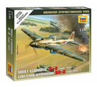 Soviet Stormovik IL-2 Avión Kit De Plástico 1:144 Modelo ZVEZDA