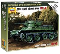 Soviet Tanque Bt-5 1:100 Plástico Modelo Kit Zvezda